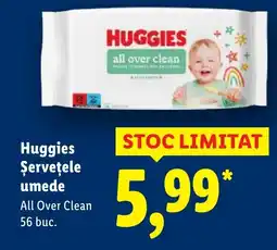 Lidl Huggies Şerveţele umede Ofertă