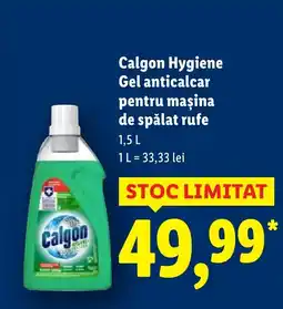 Lidl Calgon Hygiene Gel anticalcar pentru mașina de spălat rufe Ofertă