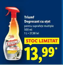 Lidl TRIUMF Degresant cu oțet Ofertă