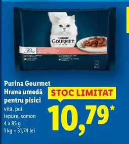 Lidl Purina Gourmet Hrana umedă pentru pisici Ofertă