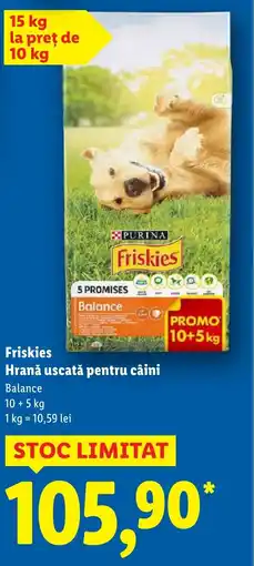 Lidl PURINA Friskies Hrană uscată pentru câini Ofertă