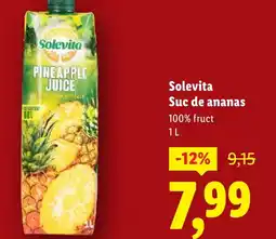 Lidl Solevita Suc de ananas Ofertă