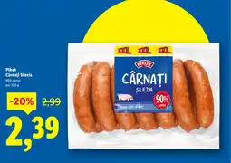 Lidl PIKOK Cârnaţi Silezia Ofertă