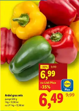 Lidl Ardei gras mix Ofertă