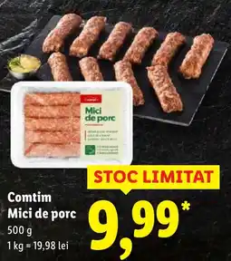 Lidl Comtim Mici de porc Ofertă