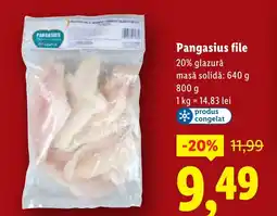 Lidl Pangasius file Ofertă
