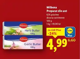 Lidl Milbona Preparat din unt Ofertă