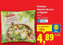 Lidl Freshona Amestec de orez cu legume Ofertă