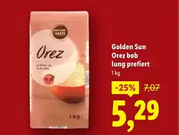 Lidl Golden Sun Orez bob lung prefiert Ofertă