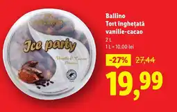 Lidl Ballino Tort îngheţată vanilie-cacao Ofertă
