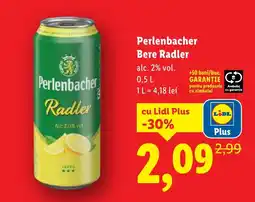 Lidl Perlenbacher Bere Radler Ofertă