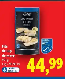 Lidl Deluxe File de lup de mare Ofertă