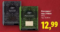 Lidl Deluxe Orez negru/ rosu/indian Ofertă