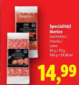 Lidl Specialităţi iberice Ofertă