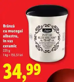 Lidl Brânză cu mucegai albastru, în vas ceramic Ofertă