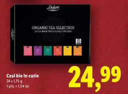 Lidl Deluxe Ceai bio în cutie Ofertă