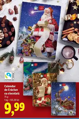 Lidl Calendar de Crăciun cu ciocolată Ofertă