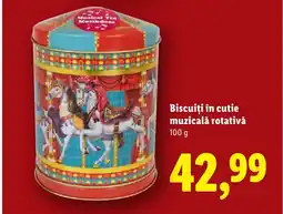 Lidl Biscuiți în cutie muzicală rotativă Ofertă