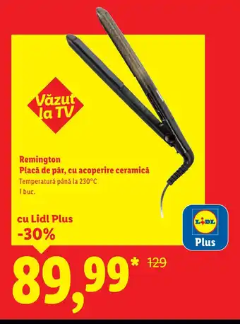 Lidl Remington Placă de păr, cu acoperire ceramică Ofertă