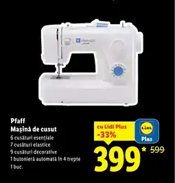 Lidl Pfaff Maşină de cusut Ofertă