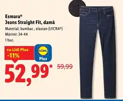 Lidl EsmaraⓇ Jeans Straight Fit, damă Ofertă