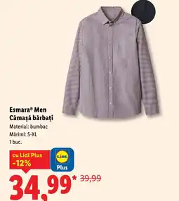 Lidl Esmara® Men Cămașă bărbați Ofertă