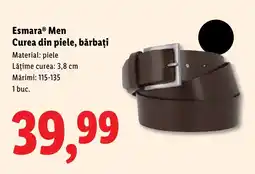 Lidl Esmara® Men Curea din piele, bărbați Ofertă