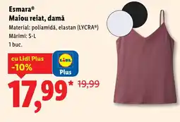 Lidl EsmaraⓇ Maiou reiat, damă Ofertă