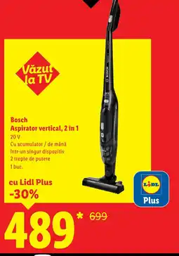Lidl Bosch Aspirator vertical, 2 în 1 Ofertă