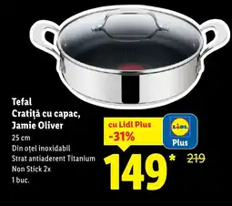 Lidl Tefal Cratiţă cu capac, Jamie Oliver Ofertă