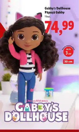 Lidl Gabby's Dollhouse Păpuşă Gabby Ofertă