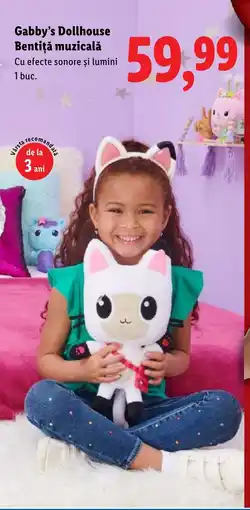 Lidl Gabby's Dollhouse Bentiţă muzicală Ofertă