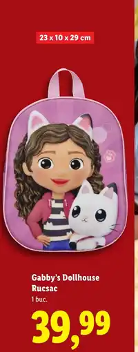 Lidl Gabby's Dollhouse Rucsac Ofertă