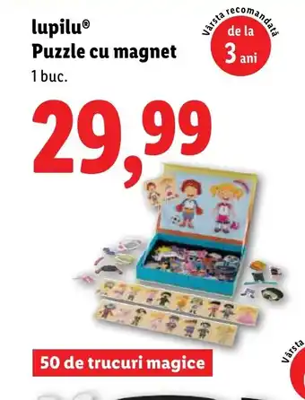 Lidl Lupilu® Puzzle cu magnet Ofertă