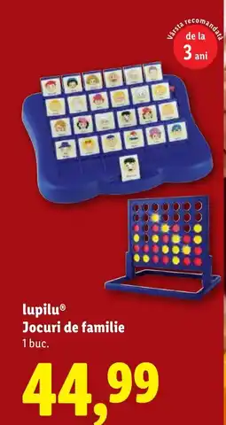 Lidl LupiluⓇ Jocuri de familie Ofertă
