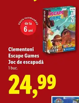 Lidl Clementoni Escape Games Joc de escapadă Ofertă