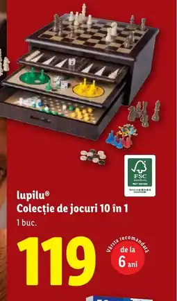 Lidl Lupilu® Colecţie de jocuri 10 în 1 Ofertă