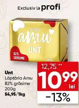 PROFI Unt Lăptăria Amu 82% grăsime Ofertă