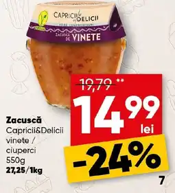 PROFI Zacuscă Capricii&Delicii vinete / ciuperci Ofertă