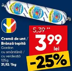 PROFI Cremă de unt / Brânză topită Gordon Ofertă