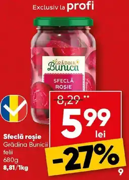 PROFI Sfeclă roşie Grădina Bunicii felii Ofertă