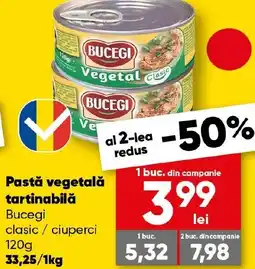 PROFI Pastă vegetală tartinabilă Bucegi Ofertă