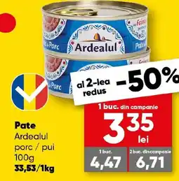 PROFI Pate Ardealul porc / pui Ofertă