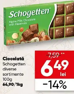 PROFI Ciocolată Schogetten Ofertă