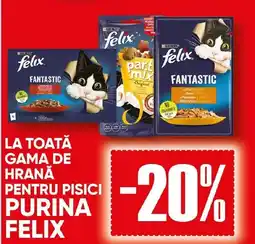 PROFI La toată gama de hrană pentru pisici PURINA FELIX Ofertă