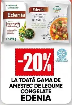 PROFI La toată gama de amestec de legume congelate EDENIA Ofertă