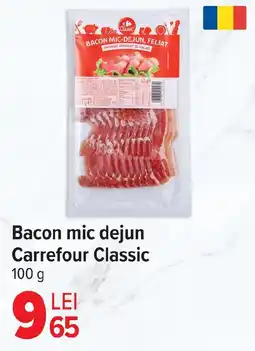 Carrefour Bacon mic dejun Carrefour Classic Ofertă