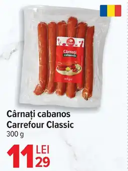 Carrefour Cârnaţi cabanos Carrefour Classic Ofertă