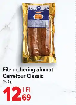 Carrefour File de hering afumat Carrefour Classic Ofertă
