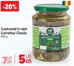 Carrefour Castraveţi în oțet Carrefour Classic Ofertă